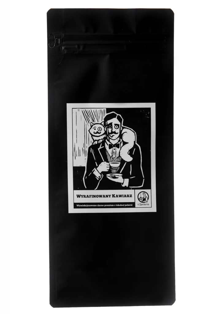 Kawa Wyrafinowany Kawiarz 100% arabika 1000g ziarnista
