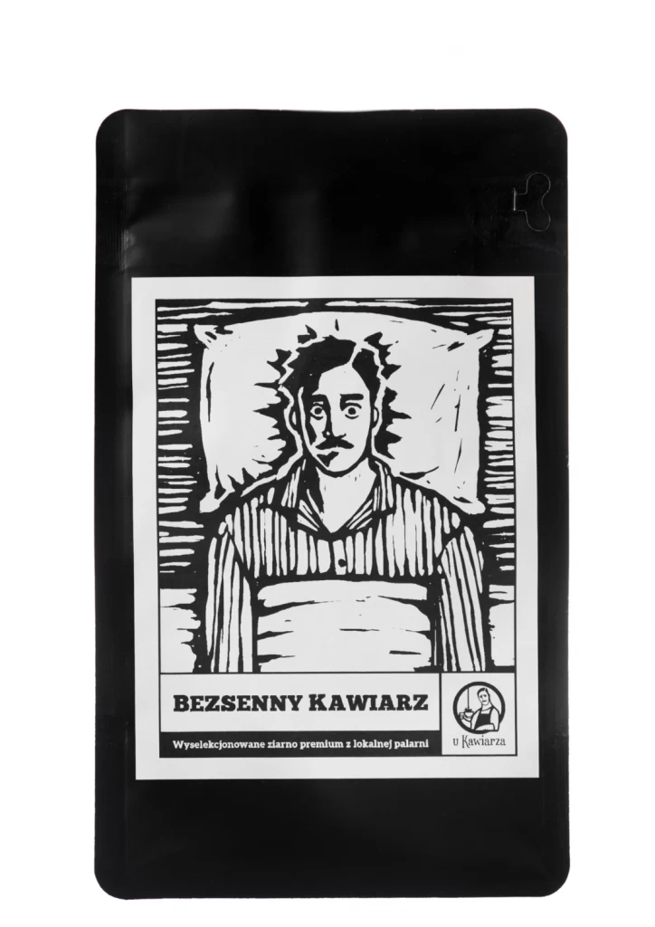 Kawa w ziarnach ręcznie palona Bezsenny Kawiarz 2.0 60/40 arabika/robusta 250g