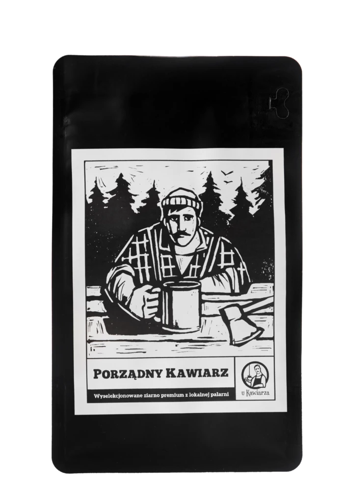Kawa Porządny Kawiarz 80/20 250g ziarnista