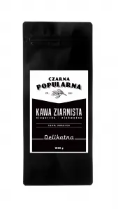 Kawa Czarna Popularna Delikatna 100% arabika 1kg ziarnista