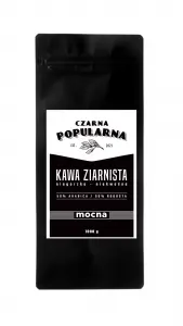 Kawa Czarna Popularna Mocna 50/50 1kg ziarnista