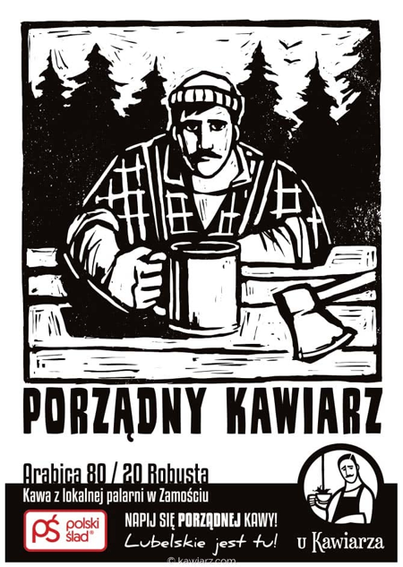 Kawa z lokalnej palarni Porządny Kawiarz Arabica 80 / 20