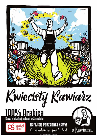 Kwiecisty Kawiarz 100% Arabica
