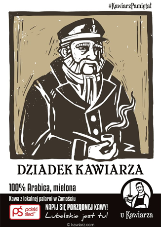 Dziadek Kawiarza 100% Arabica, mielona