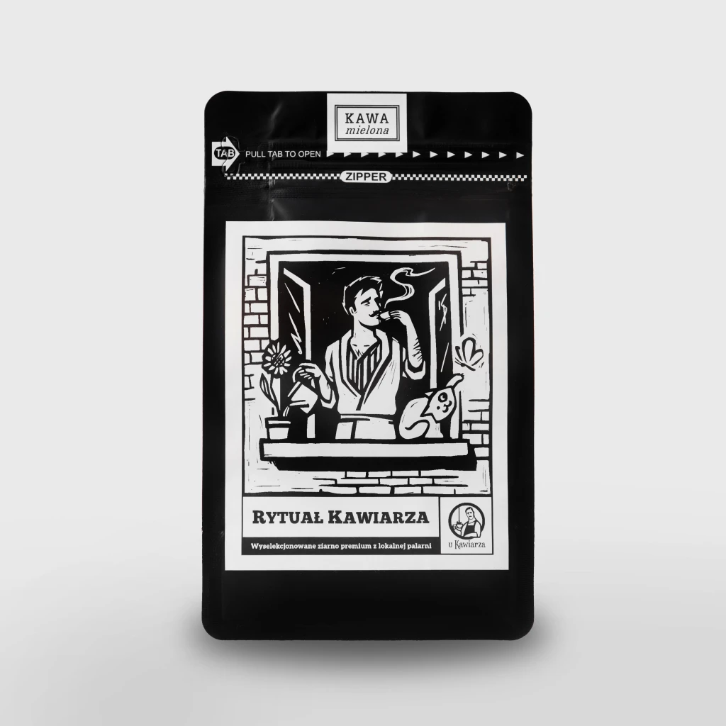 Kawa Rytuał Kawiarza 90/10 250g mielona