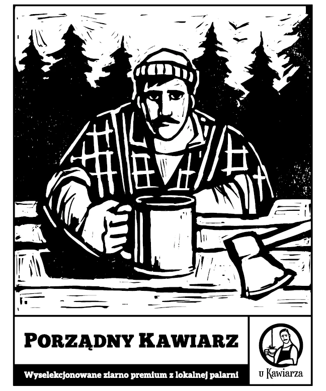 Kawa Porządny Kawiarz 80/20 1000g ziarnista